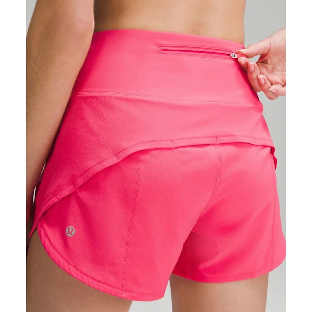 Lululemon Speed Up High-Rise Short 4" in Lip Gloss Pink size 10 - Picture 7 of 8